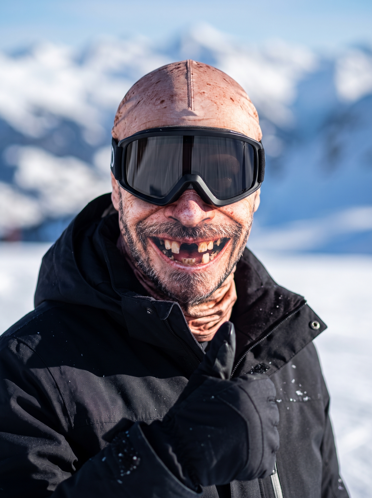 Wrinkleface Ski Mask